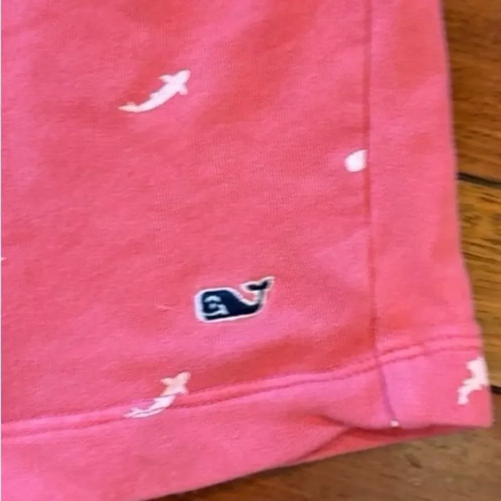 Vineyard Vines Red Shark Print Shorts